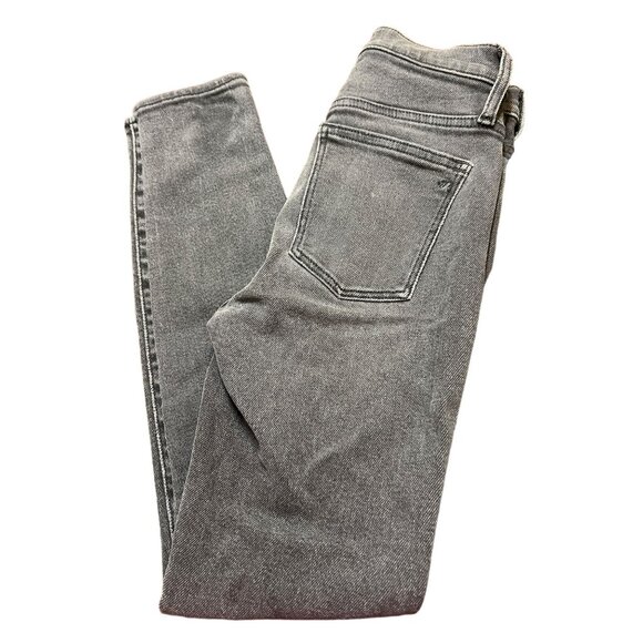 Madewell Black Jeans Button Fly Skinny Stretchy No Tags See Measurements - Picture 4 of 5